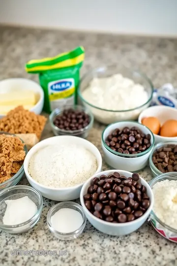 20-Minute Mini Chocolate Chip Cookies ingredients
