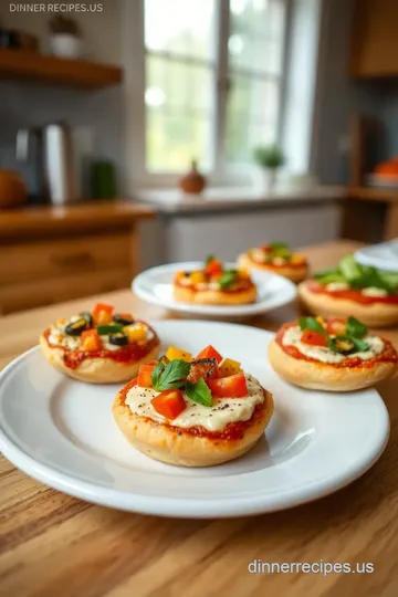 Mountain-Style Mini Pizzas with Colorful Veggie Toppings steps