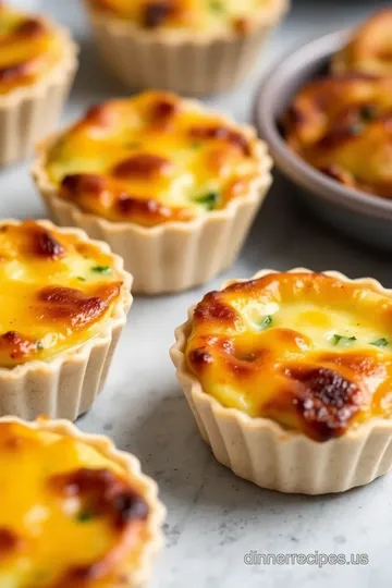 Savory Mini Quiches for Open House Catering presentation