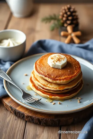 Gingerbread-Flavored Baked Pancakes presentation