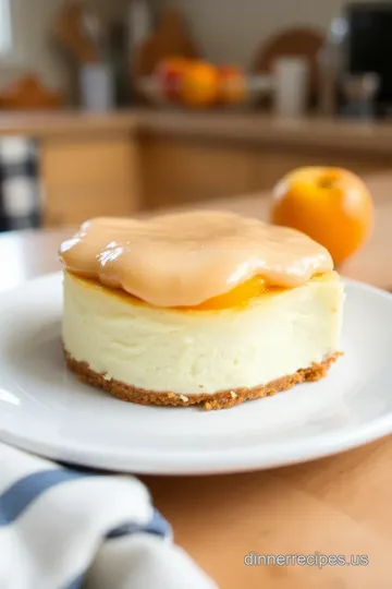Decadent Baked Peach Cheesecake with Sugary Bliss Topping steps