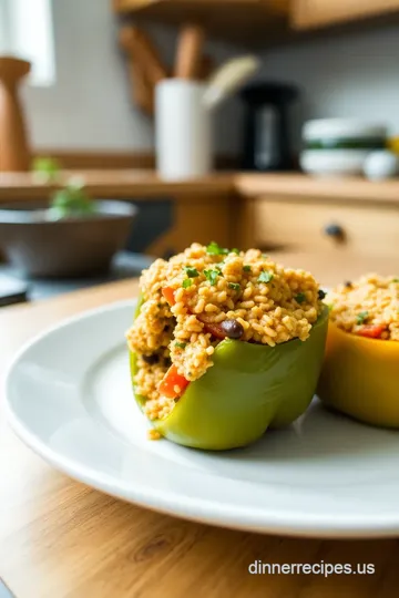 Delightful Turkey Quinoa Stuffed Peppers steps