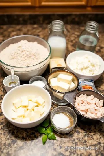Mini Baked Turkey Dinner Delights ingredients