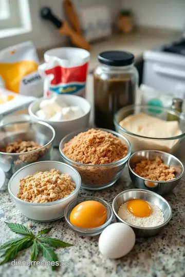 Bake Weed Cookies with Sweet Maple Delight ingredients