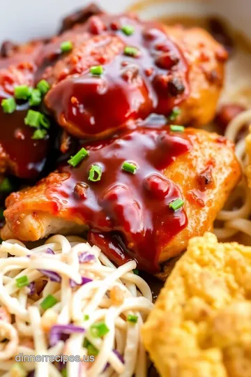 Ranch House BBQ Chicken &amp Sides presentation