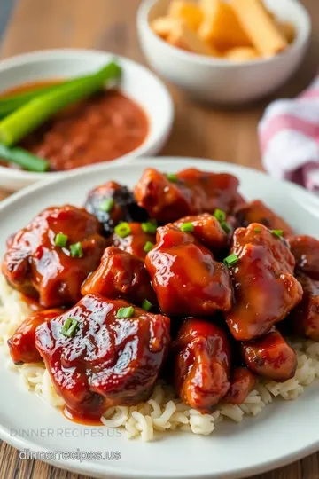 Baked Char Siu Chicken: Sweet &amp Sticky presentation