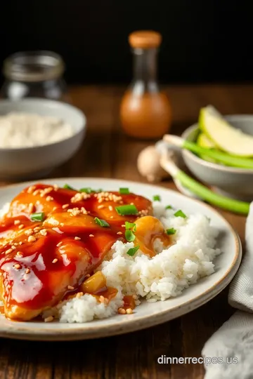 Baked Sesame Chicken with Sticky Honey Sauce ingredients