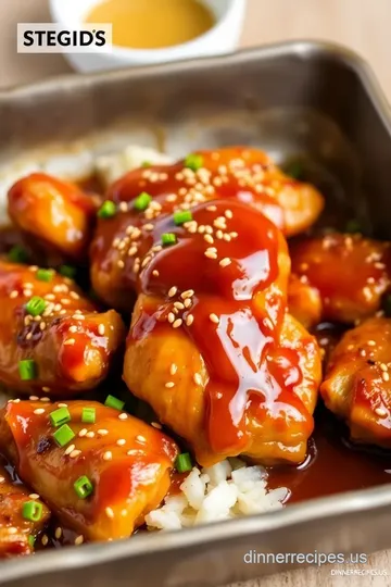 Baked Sesame Chicken with Sticky Honey Sauce steps