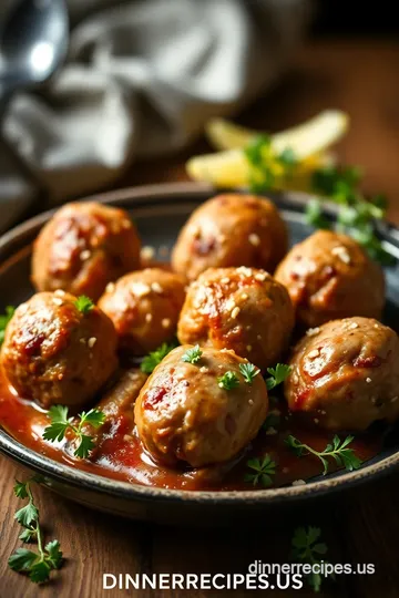 Quick and Juicy Baked Turkey Meatballs steps