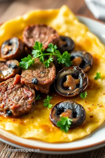 Beef Wellington Crepe Recipe presentation