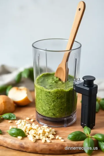 Quick and Easy 5-Minute Basil Pesto ingredients
