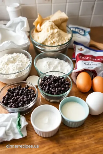 Braided Chocolate Chip Brioche Recipe ingredients