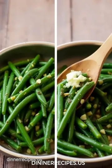 Sautéed Green Beans with Garlic Butter steps