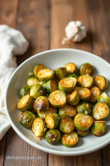Garlicky Baked Brussels Sprouts au Gratin steps