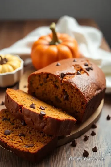 Bake Chocolate Chip Pumpkin Bread Delight presentation