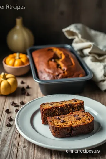 Bake Chocolate Chip Pumpkin Bread Delight steps