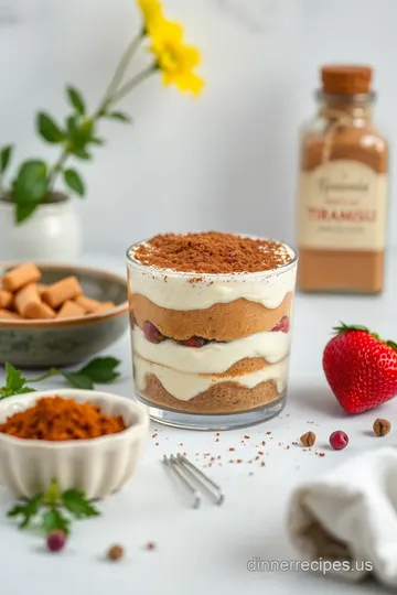 No-Bake Tiramisu Dessert with Creamy Layers ingredients
