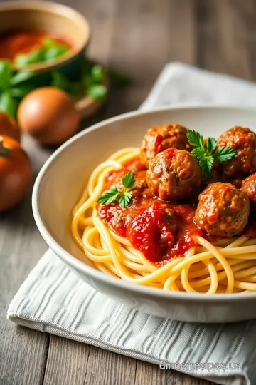Quick Spaghetti with Savory Meatballs steps