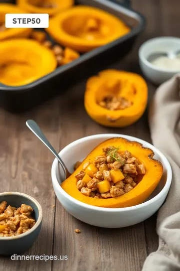 Savory Roast Butternut Squash with Flavorful Stuffing steps