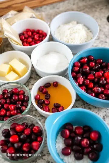 Cranberry-Orange Phyllo Cups ingredients