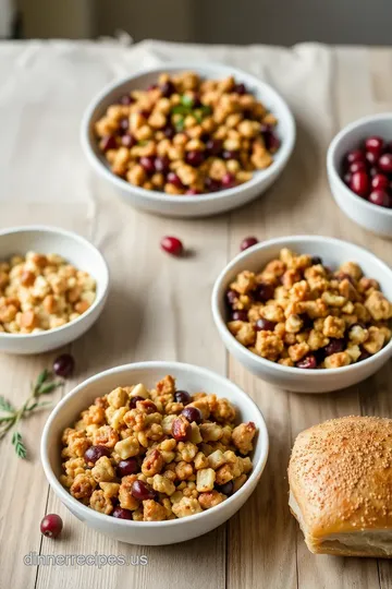 Bake Cranberry Walnut Stuffing Delight steps