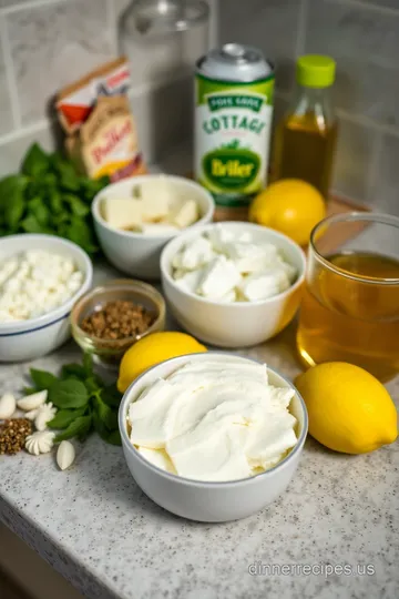 Creamy Cottage Cheese Sauce for Chicken Delight ingredients