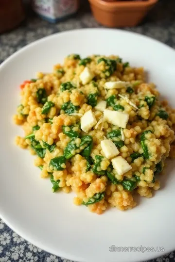 Creamy Quinoa &amp Spinach Casserole steps