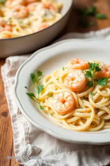 Bake Creamy Shrimp Fettuccine Delight steps