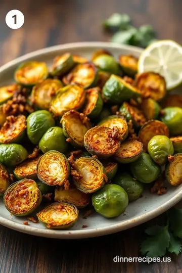 Air-Fried Brussels Sprouts Crispy Delight steps