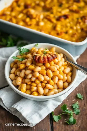 Baked Curried White Beans with Flavorful Twist presentation