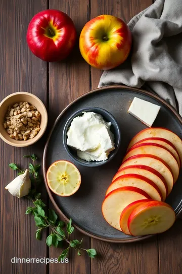 Bake Apple Flatbread with Goat Cheese Delight ingredients