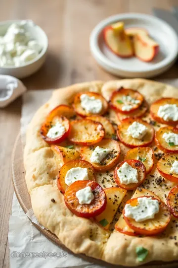Bake Apple Flatbread with Goat Cheese Delight steps
