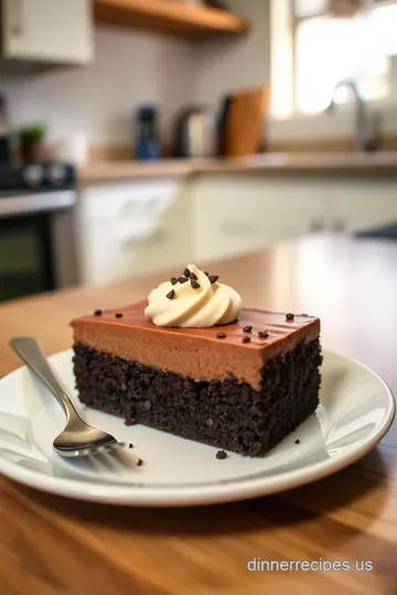 Indulgent Chocolate Peanut Butter Mousse Cake steps