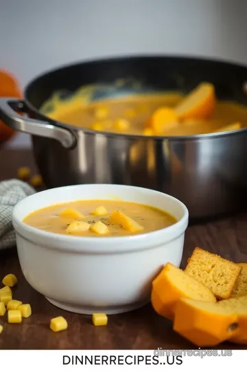 Sautéed Pumpkin Corn Chowder steps