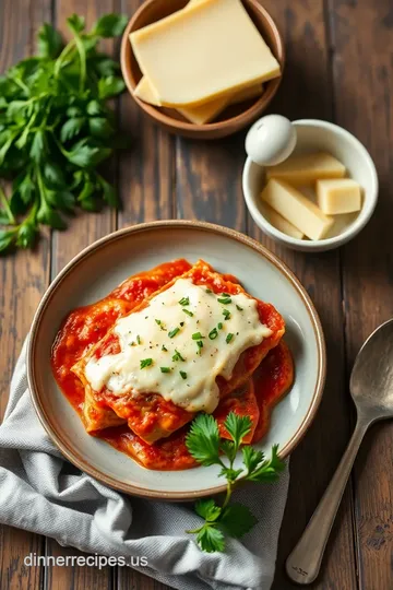 Easy Chicken Parmesan with Crispy Cheese ingredients