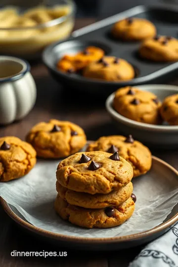 Bake Pumpkin Cookies with Chocolate Chips steps