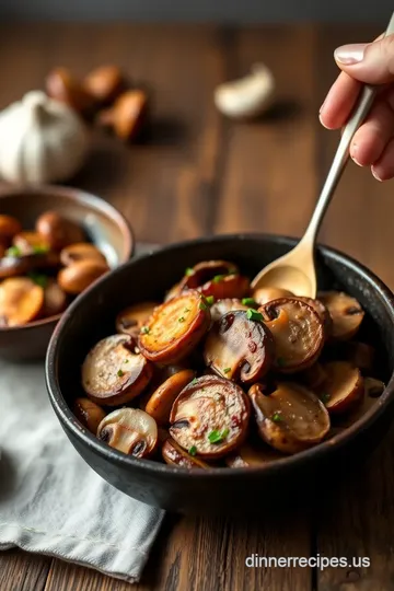 Sautéed Mushrooms with Garlic Flavor Boost steps