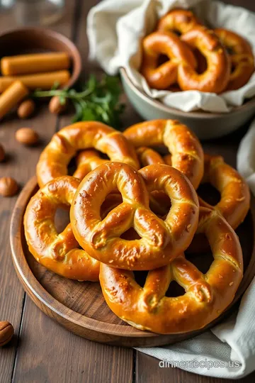 Boiled Soft Pretzels - Chewy &amp Delicious presentation