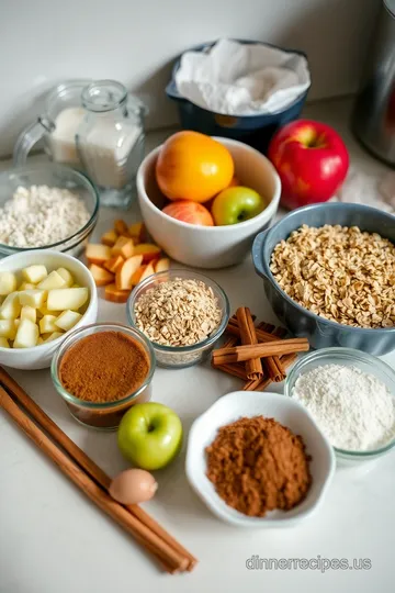 Deliciously Tender Apple Crumble for Little Tummies ingredients