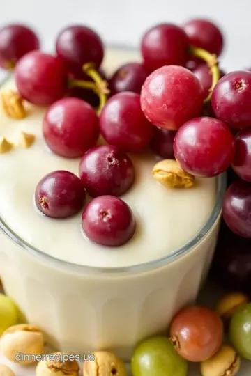 Easy pistachio pudding recipe with grapes: 5 Amazing Summer Treats! presentation