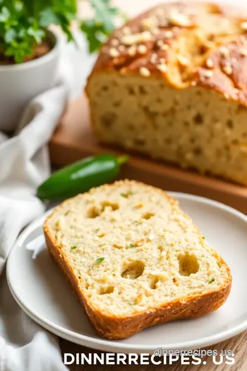 Easy Vegan Jalapeno Cheese Artisan Bread Recipe: A Delicious Twist on Baking! presentation