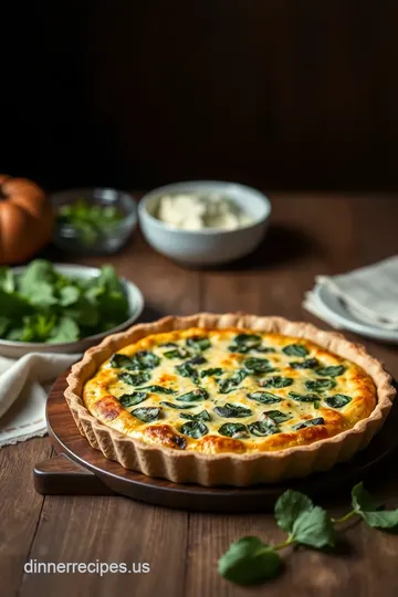 Elegant Spinach Quiche for Mother&#039 s Day Brunch steps
