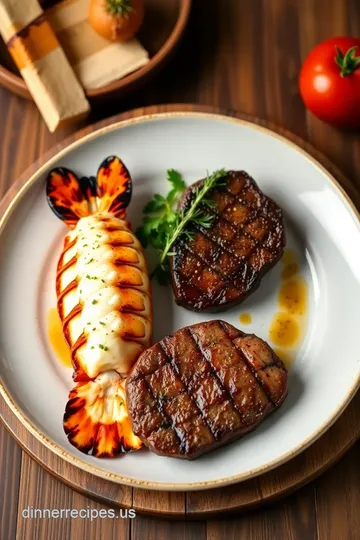 Lobster Tail &amp Steak: A Delightfully Elegant Broil presentation