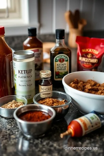 Explosive Pistol Bullet BBQ Sauce ingredients