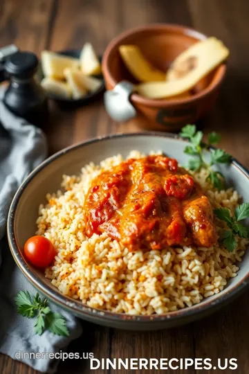 One-Pot Spanish Chicken with Flavorful Rice ingredients