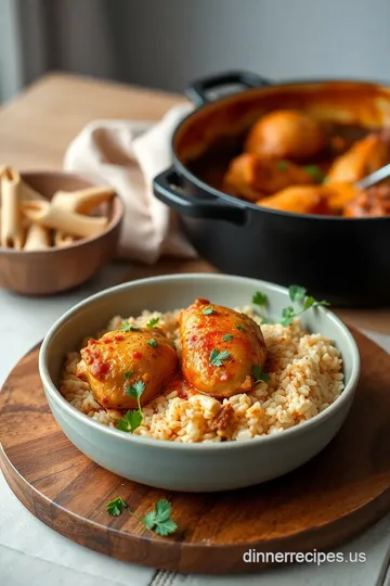 One-Pot Spanish Chicken with Flavorful Rice presentation