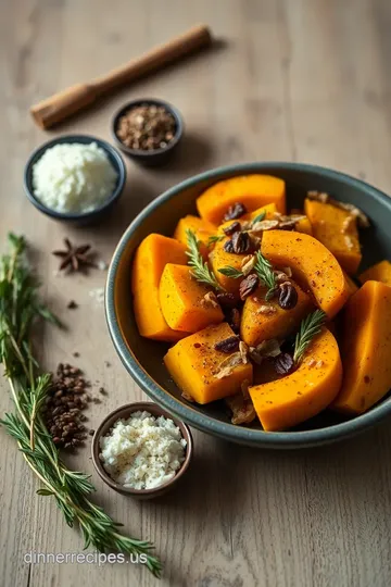 Roasted Butternut Squash with Herbs &amp Spices ingredients