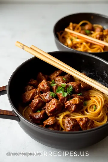 Cooked Spicy Lamb with Flavorful Noodles steps