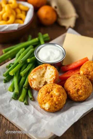Crispy &amp Cheesy Fried Mac and Cheese Balls ingredients