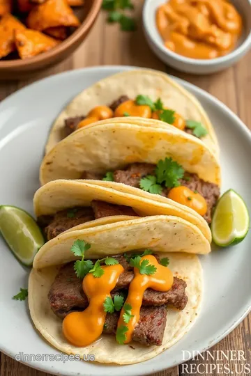 Grilled Flank Steak Tacos with Spicy Mayo steps